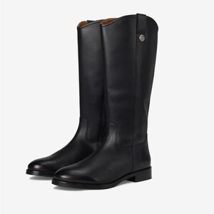 Frye Melissa Black Over the Knee Boots
